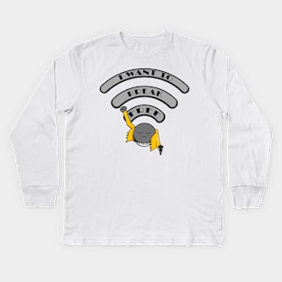 Mercury WIFI - I want to break free Kids Long Sleeve T-Shirt